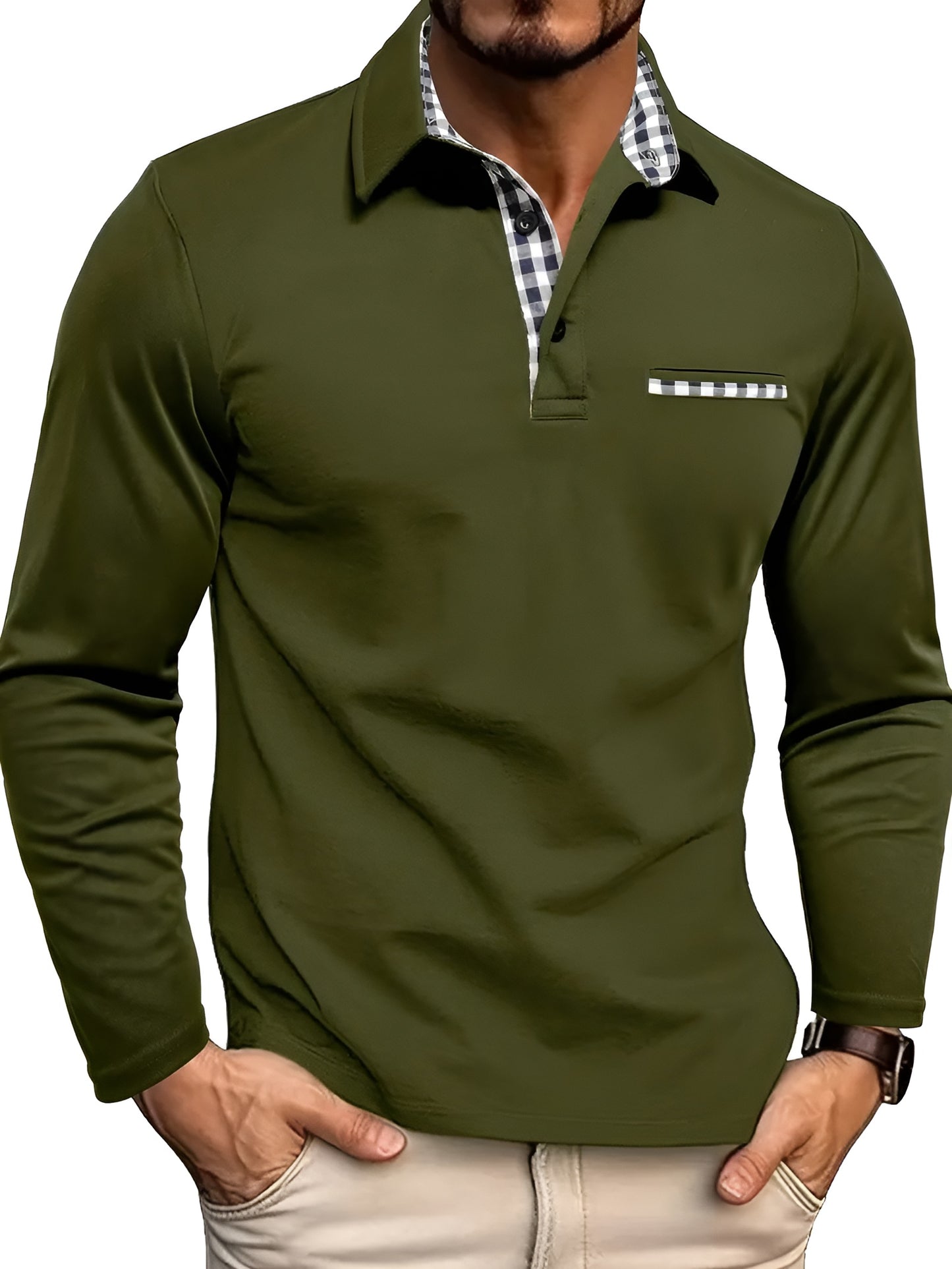 Victor | Polo de Manga Larga Elegante