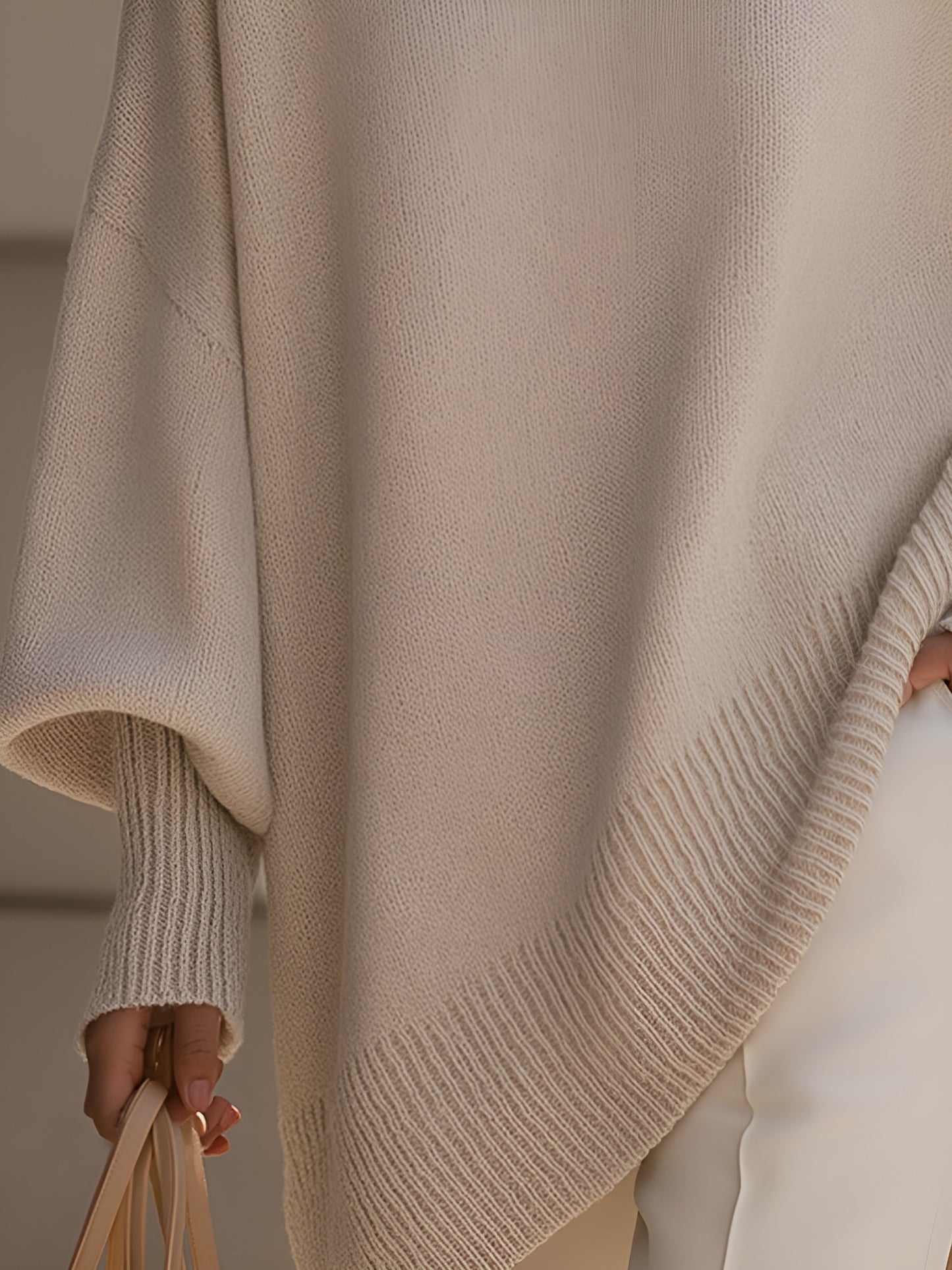 Maite | Jersey Elegante con Bajo Asimétrico