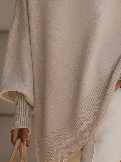 Maite | Jersey Elegante con Bajo Asimétrico