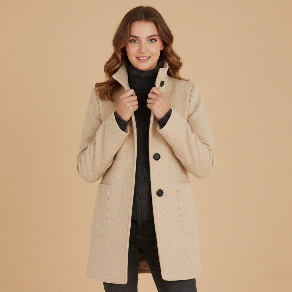 Cristina | Chaqueta de Invierno Elegante y Cálida de Lana
