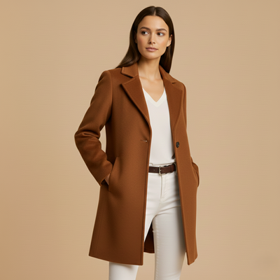 Sarah | Abrigo Clásico de Lana – Elegancia que Inspira Confianza