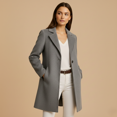 Sarah | Abrigo Clásico de Lana – Elegancia que Inspira Confianza