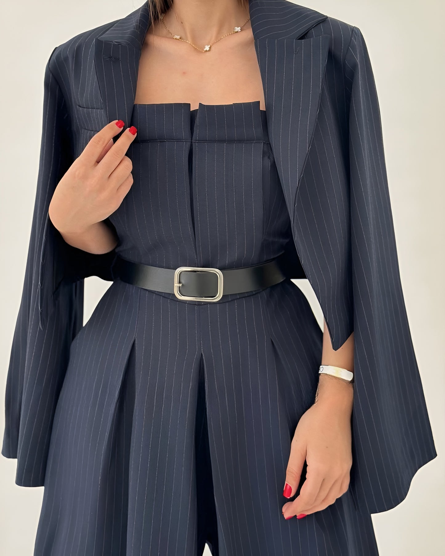 Celeste | Conjunto de Mujer con Top y Americana