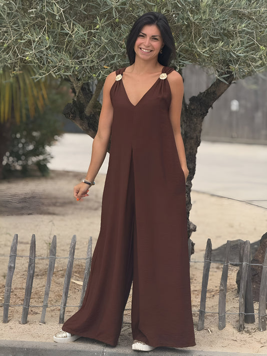 Celia | Mono Pantalón Elegante sin Mangas
