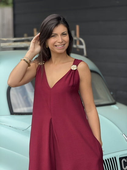 Celia | Mono Pantalón Elegante sin Mangas