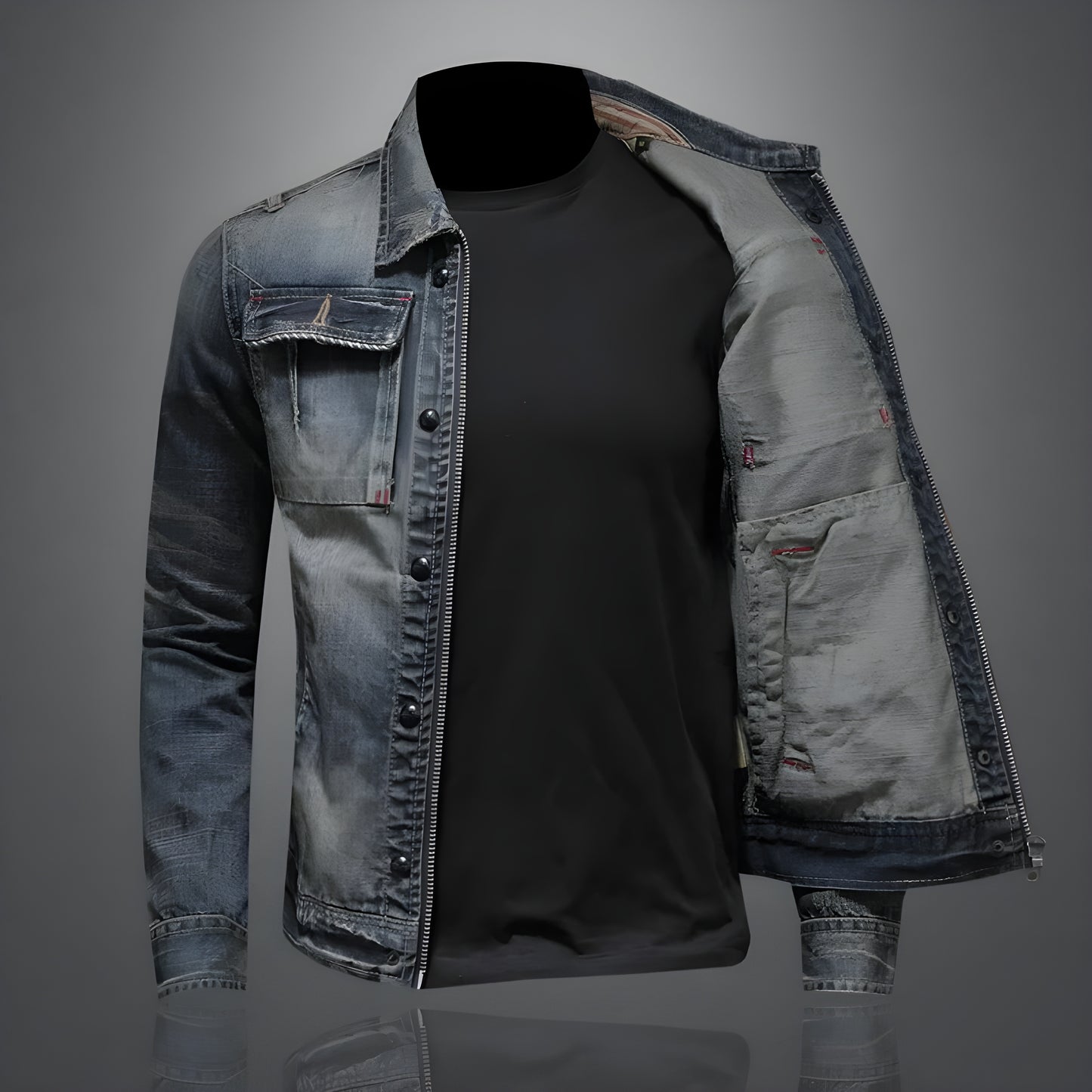 Juan | Chaqueta Denim Premium 75% Algodón