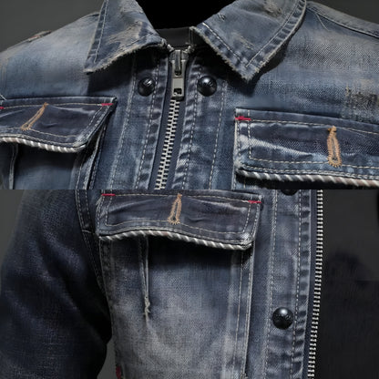 Juan | Chaqueta Denim Premium 75% Algodón