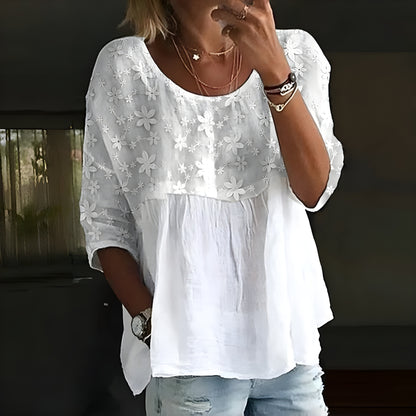 Susana | Blusa con Bordados Florales