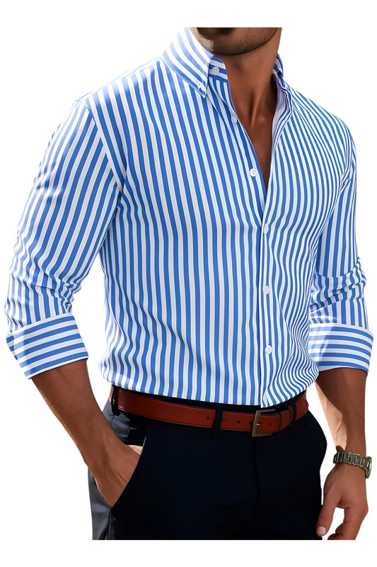 Miguel | Camisa de Hombre Elegante a Rayas