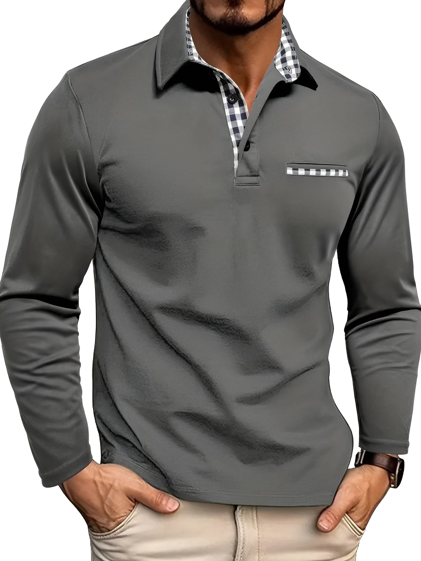 Victor | Polo de Manga Larga Elegante