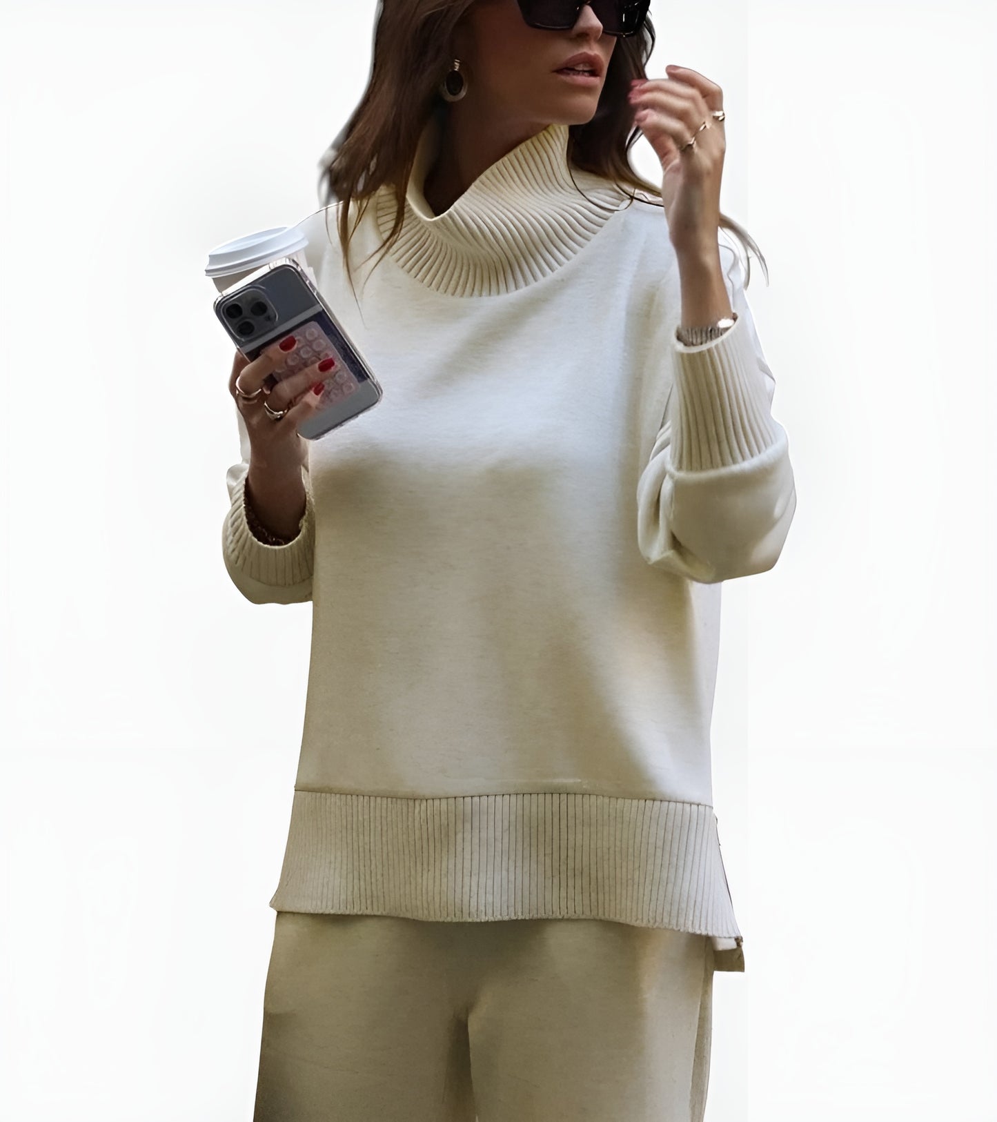 Catalina | Conjunto con Cuello Alto y Cremallera