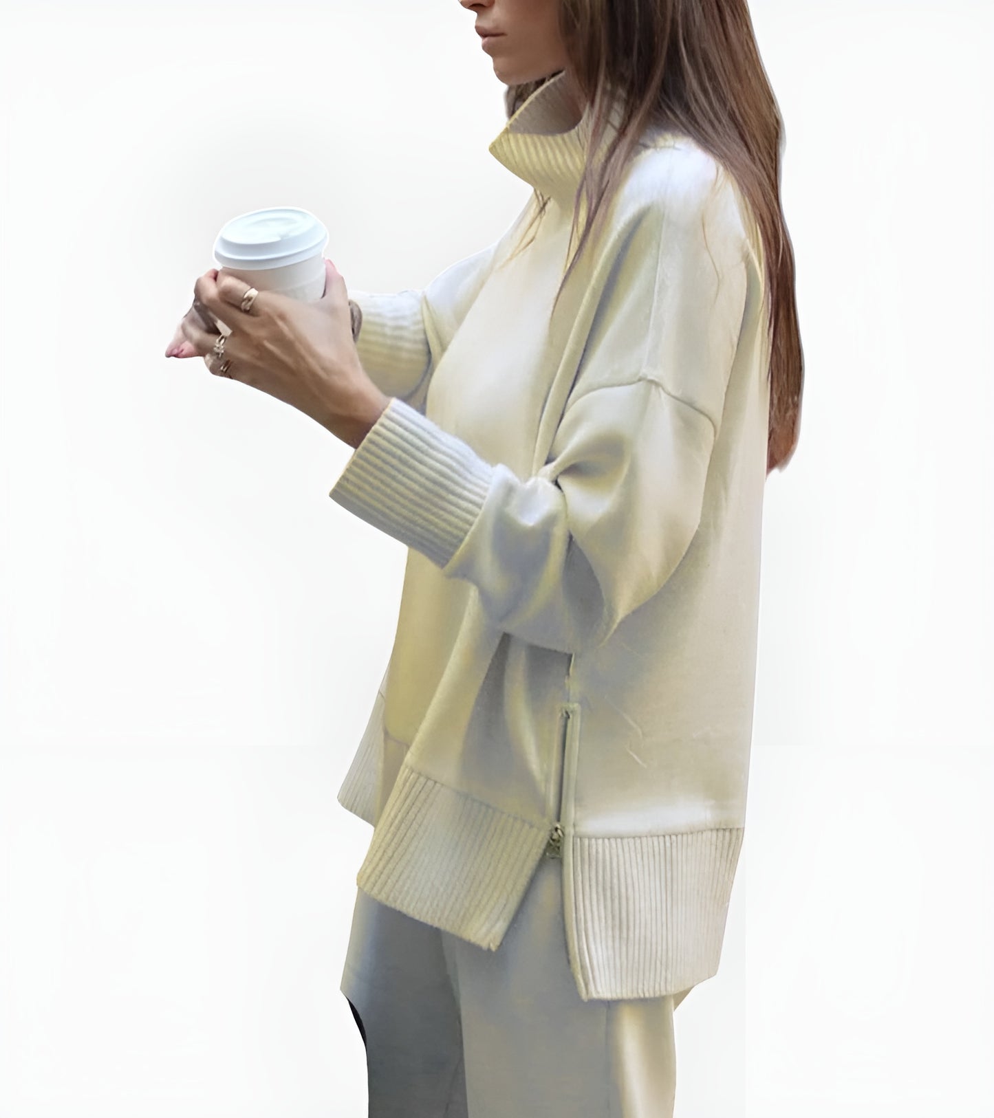 Catalina | Conjunto con Cuello Alto y Cremallera