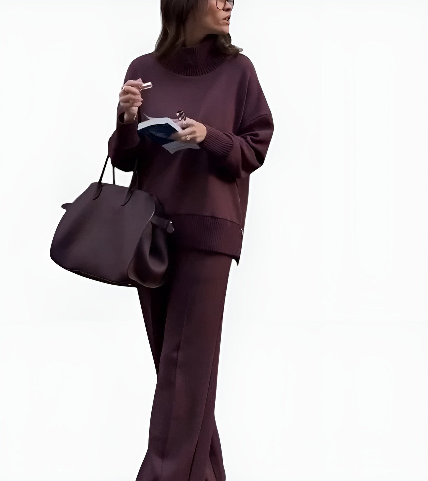 Catalina | Conjunto con Cuello Alto y Cremallera