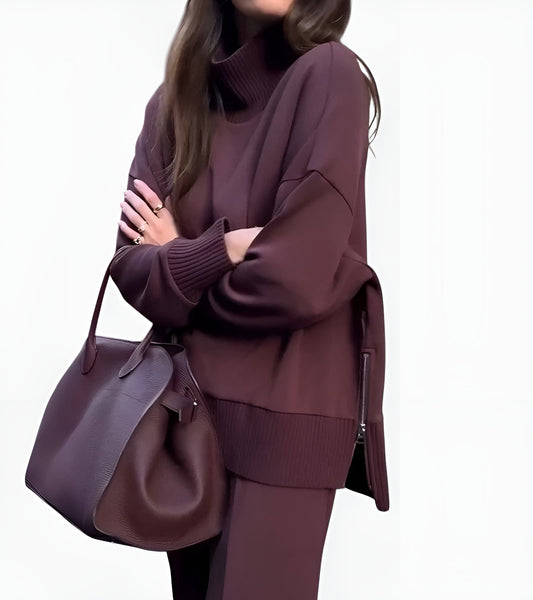 Catalina | Conjunto con Cuello Alto y Cremallera